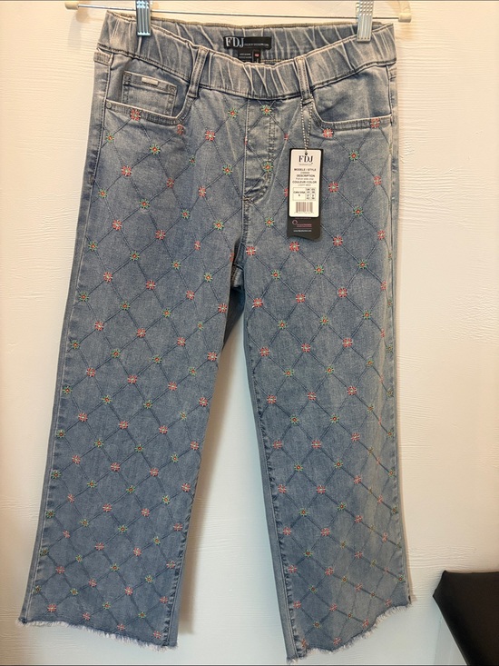 French Dressing Jeans Denim - FDJ-Light Wash Embroidered Women’s Jeans